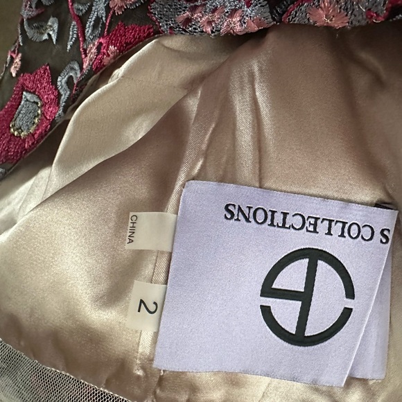 JS Collection Embroidered Dresses Size 2 - Picture 6 of 10